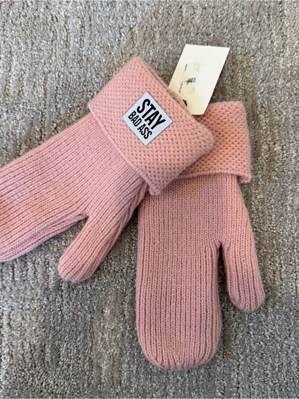 Attic Salt Pink Mittens